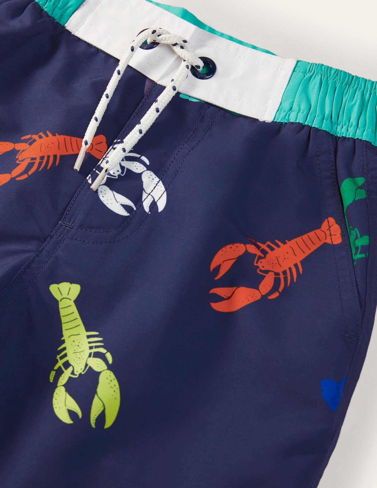Board Shorts-College Navy Lobsters