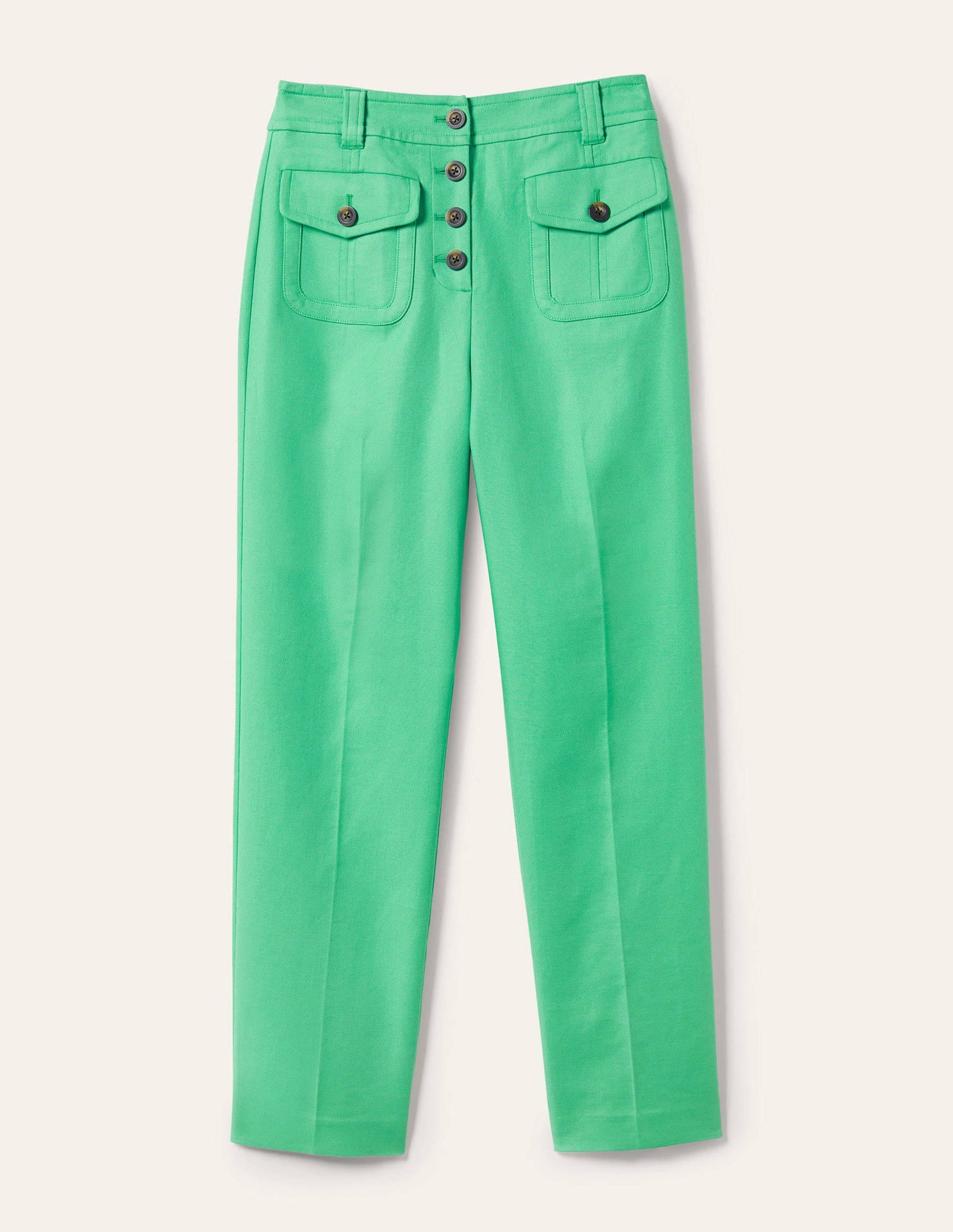 Carrie High Waisted Pants-Green Lagoon