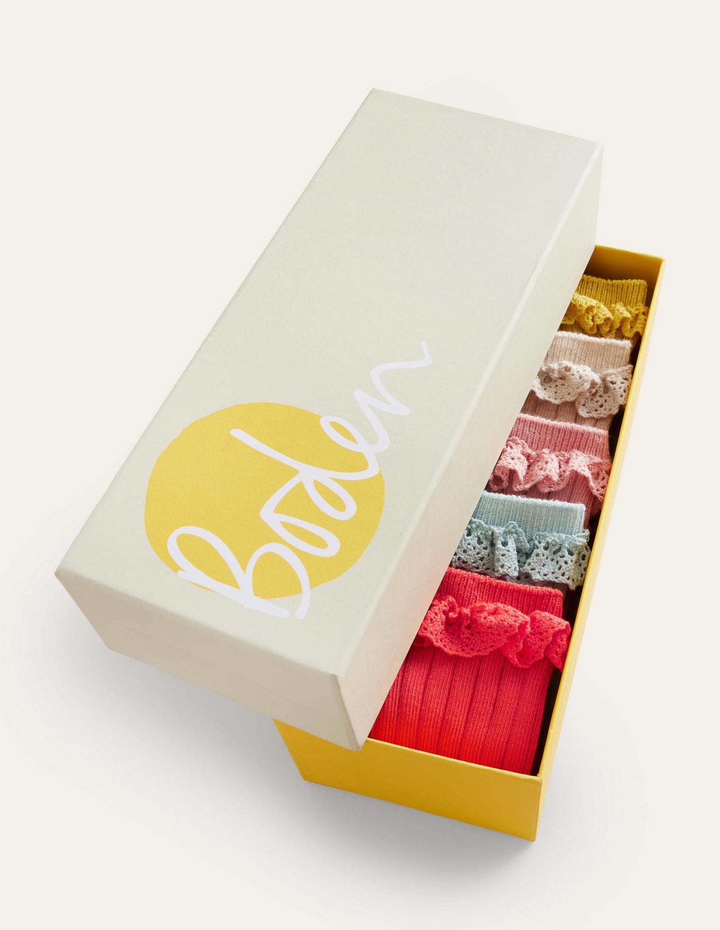 5-Pack Frilly Socks-Multi