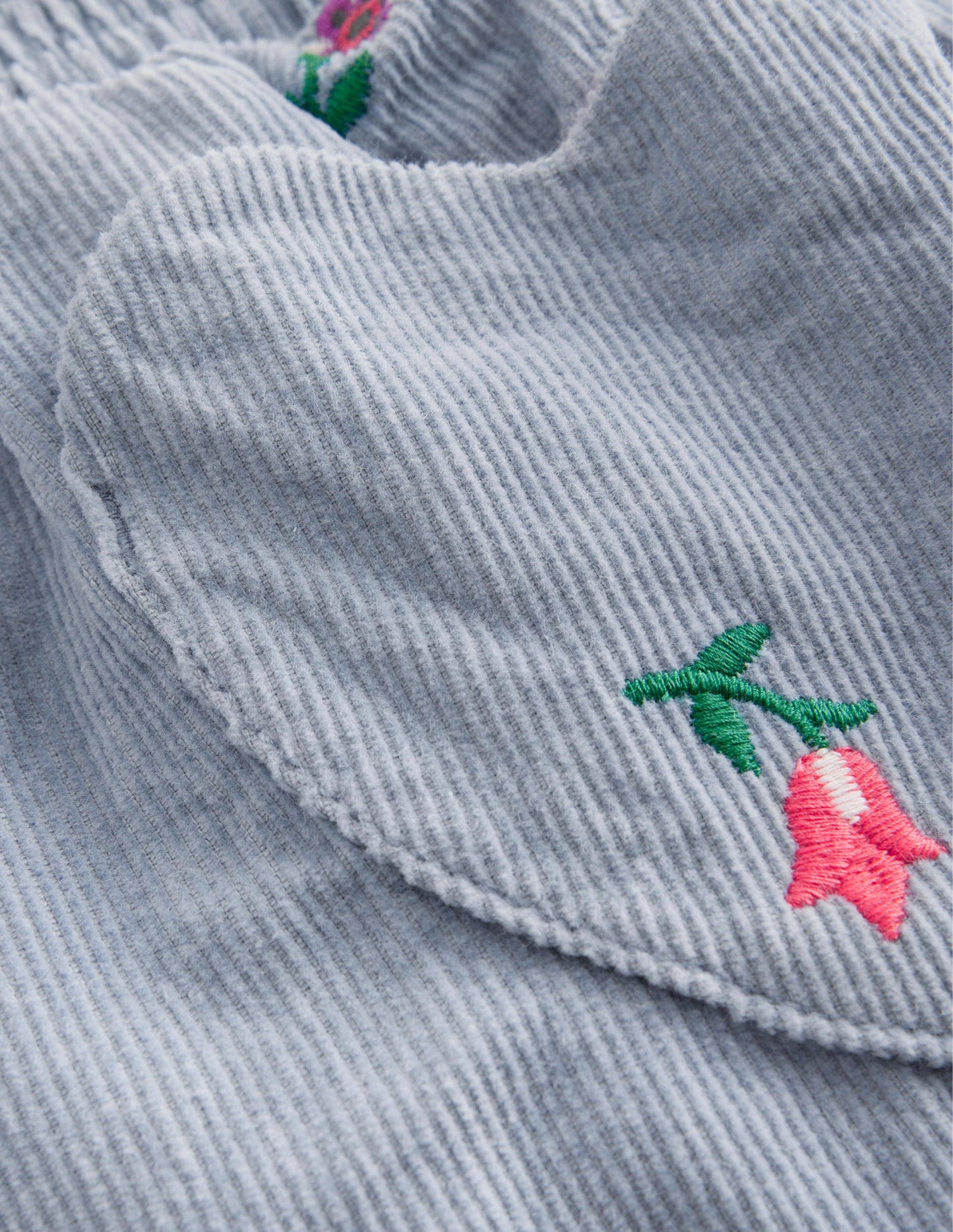 Lined Pull-on Cord Pants-Pebble Blue