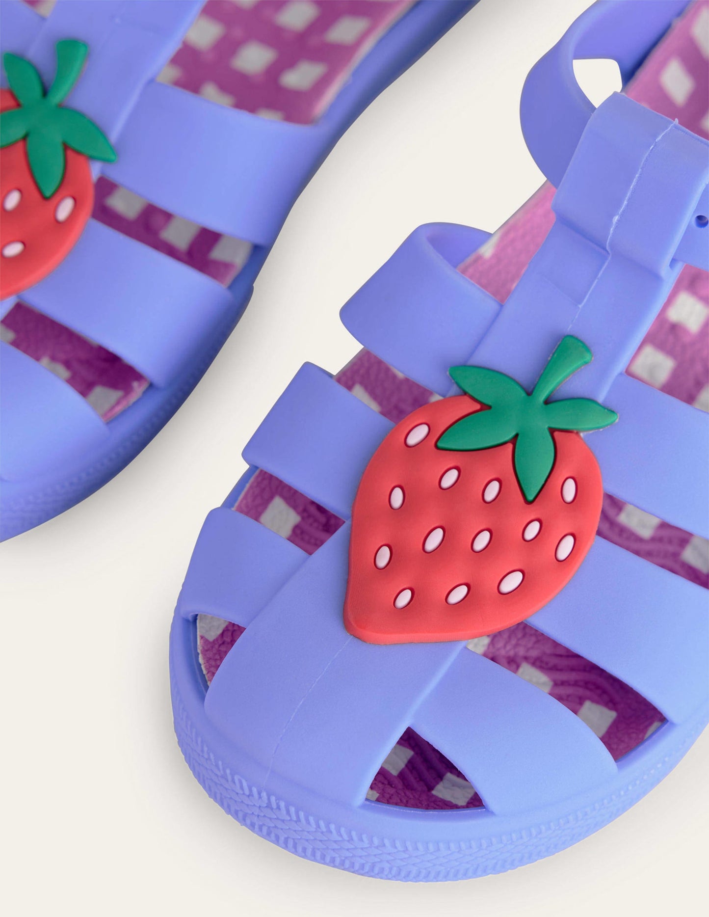 Logo Jelly Shoes-Surf Blue Strawberry