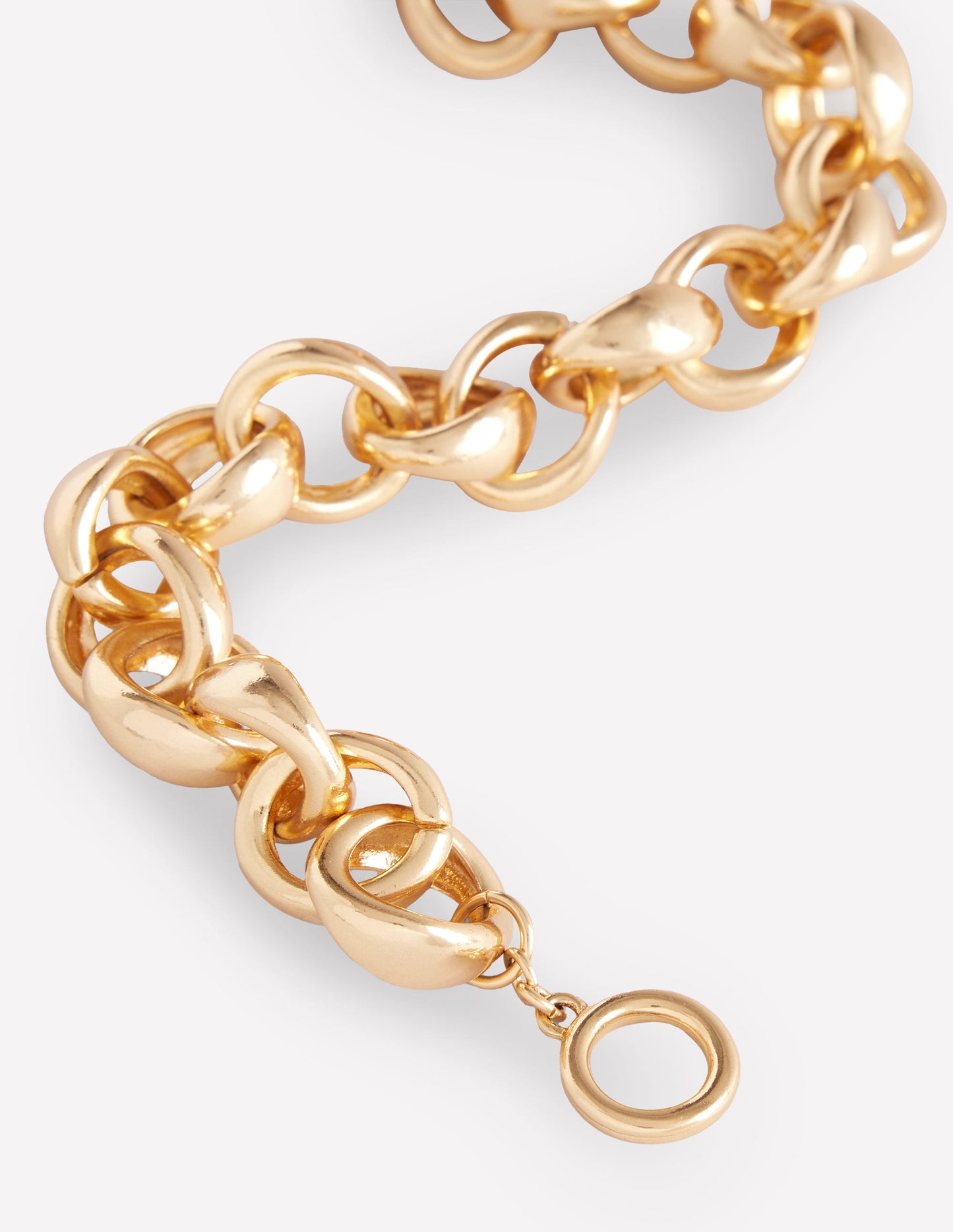 Chunky Chain Necklace-Gold Colour