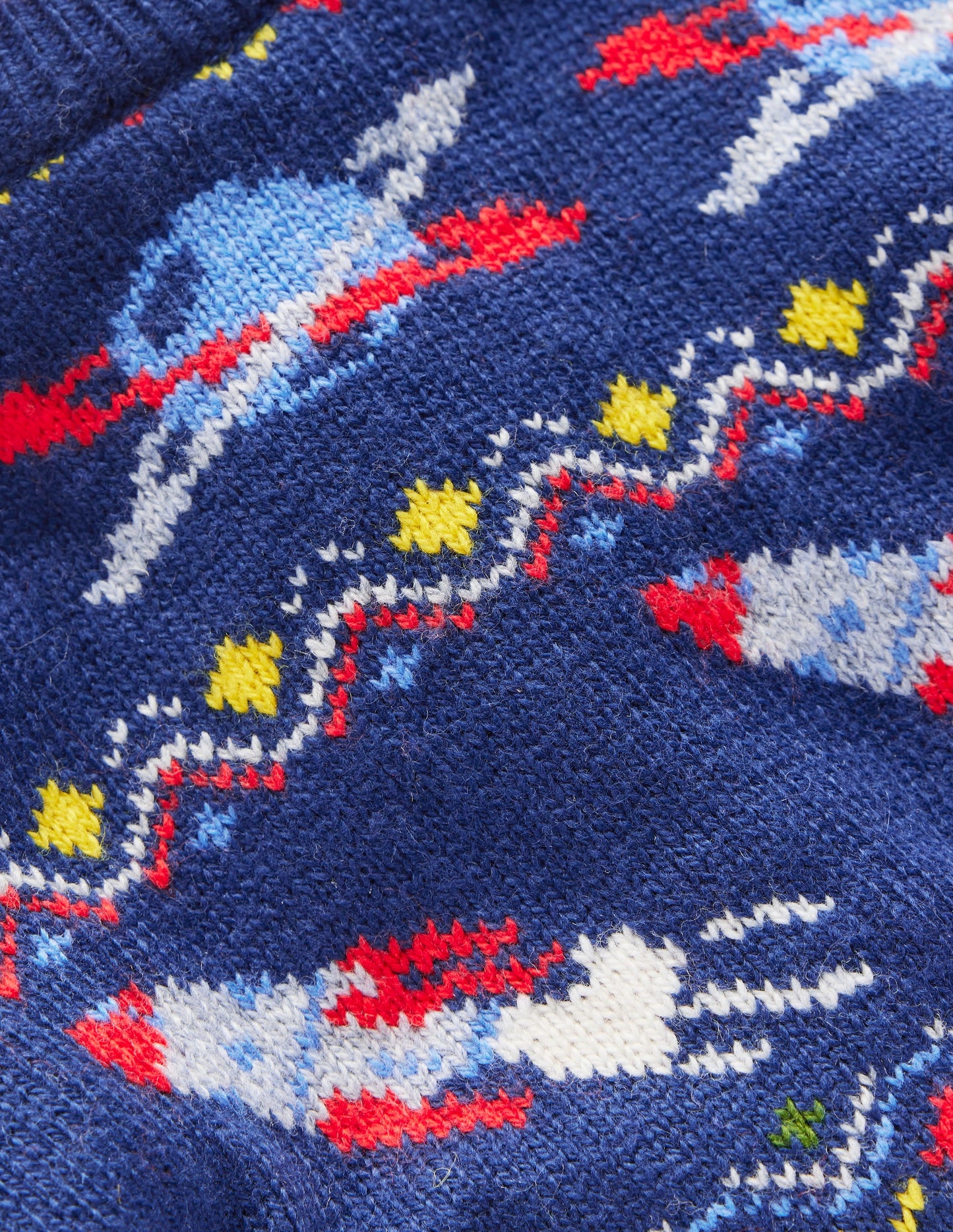 Fair Isle Jumper-College Navy Space