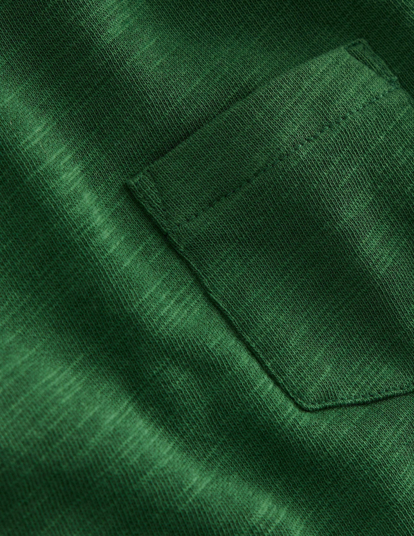 Cosy Mid-weight T-shirt-Pine Green
