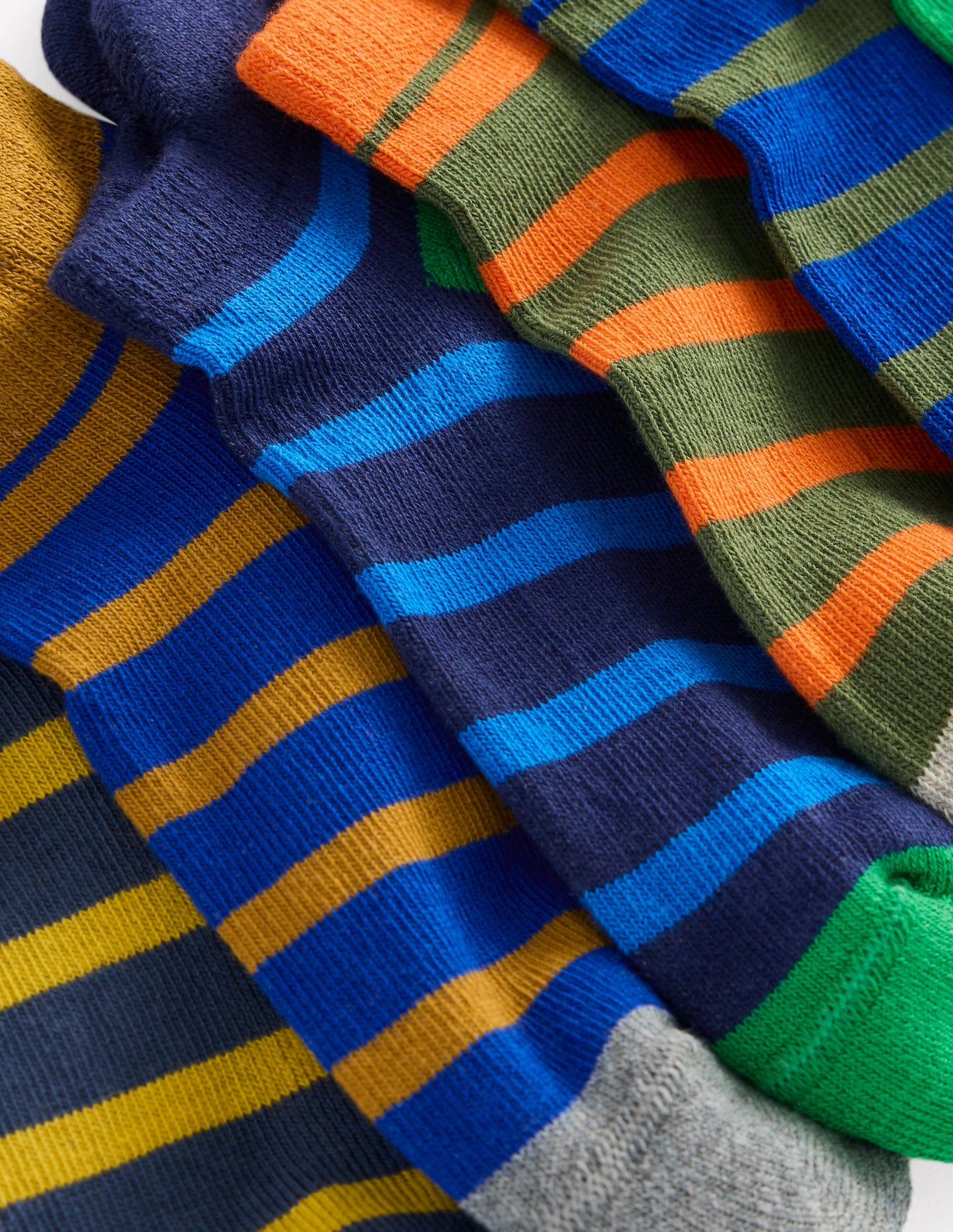 7-Pack Trainer Socks-Multi Breton