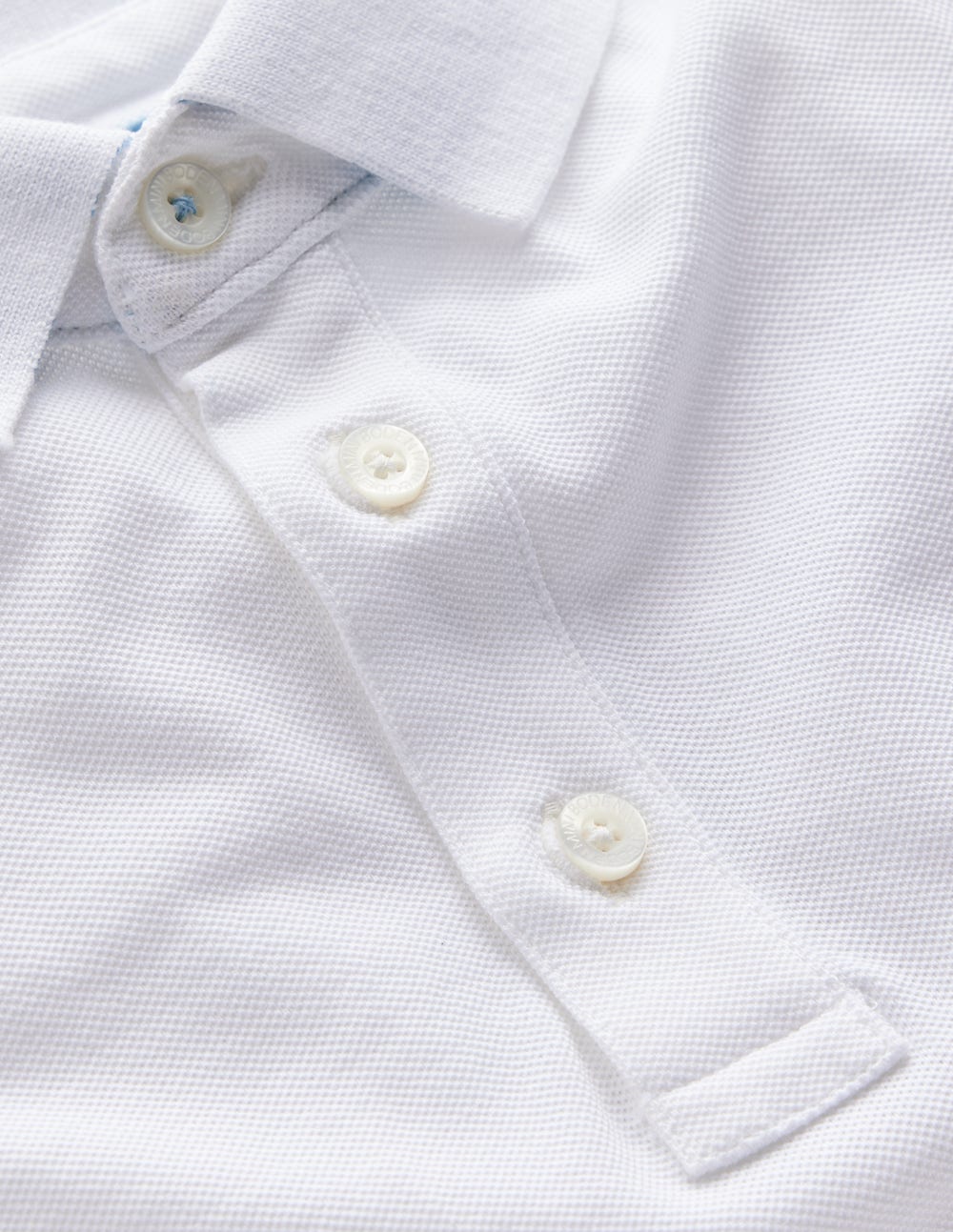 Piqué Polo Shirt-White