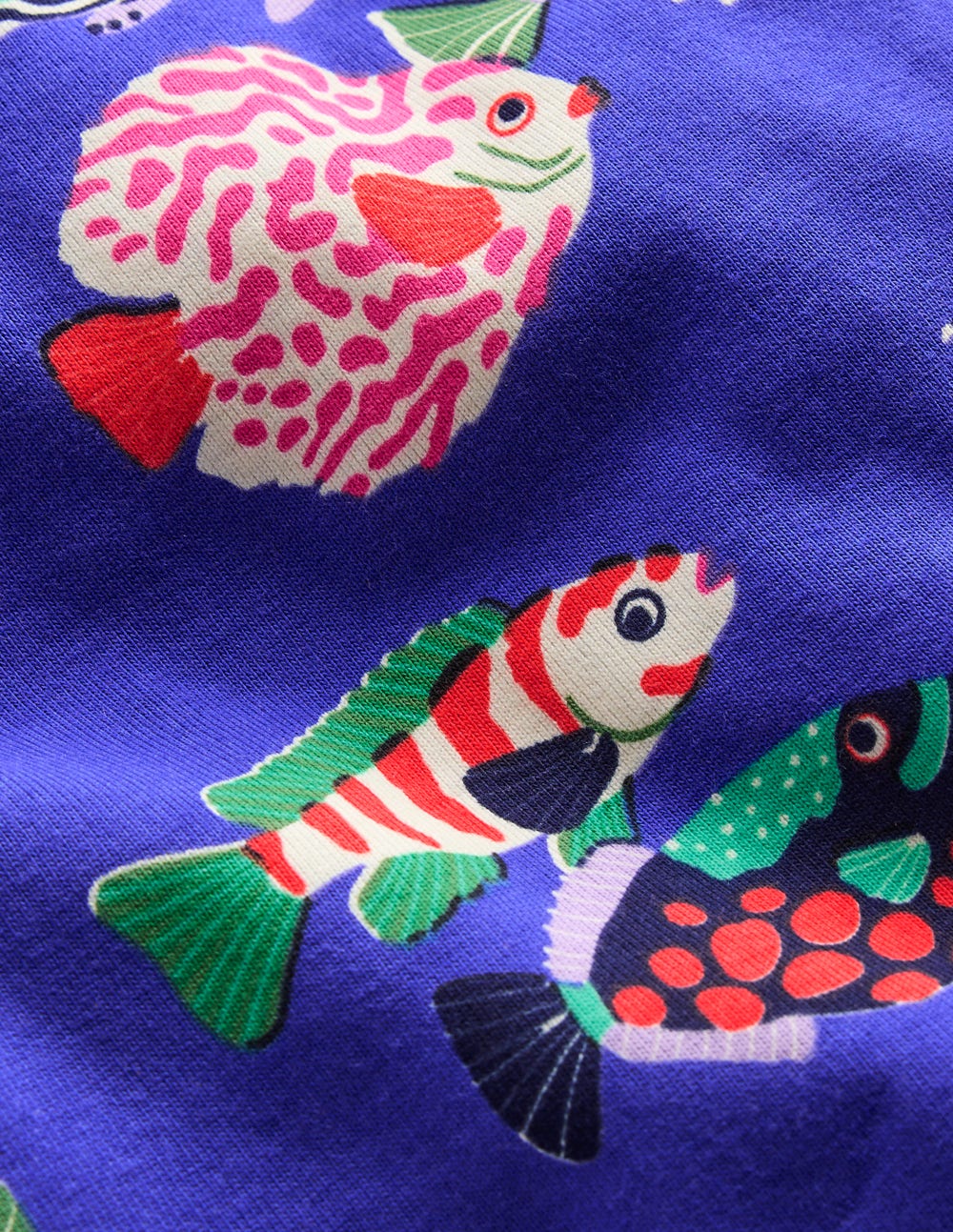 Snug Short John Glow Pyjamas-Blue Heron Fish