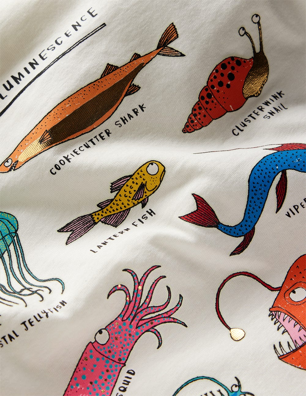 Glow-In-The-Dark T-shirt-Soft Ivory Bio