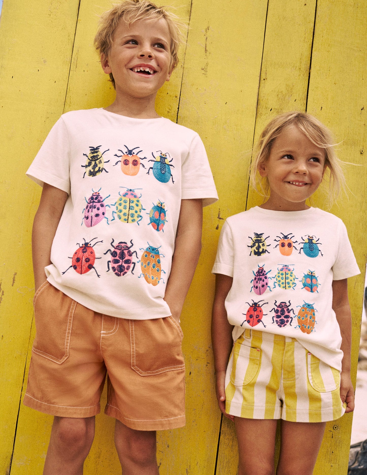 Pull-On Cotton Shorts-Butterscotch Brown