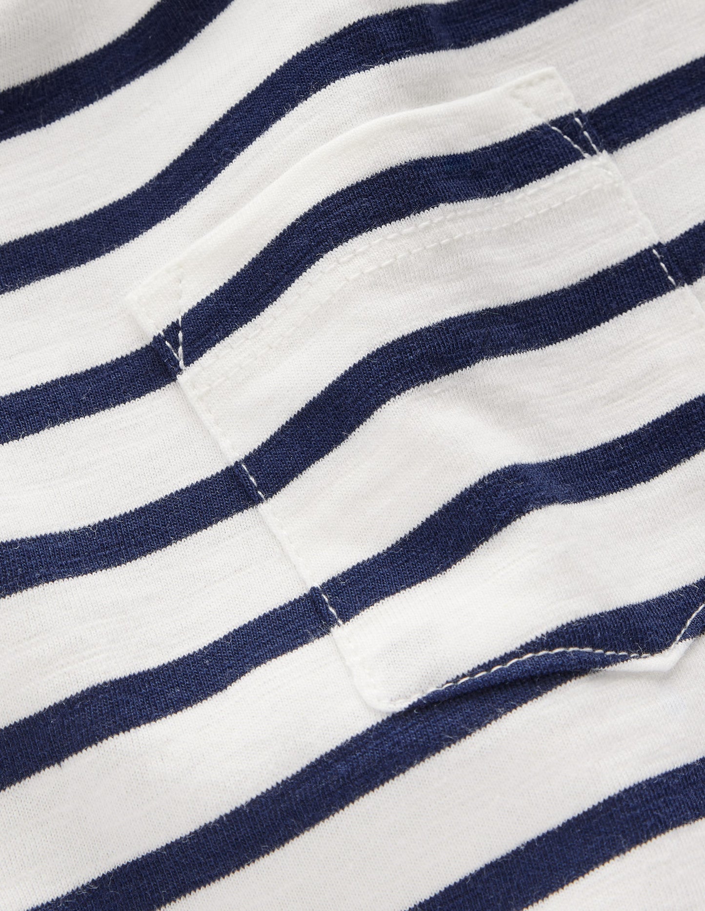 Everyday Short Sleeve T-Shirt-Ivory/College Navy