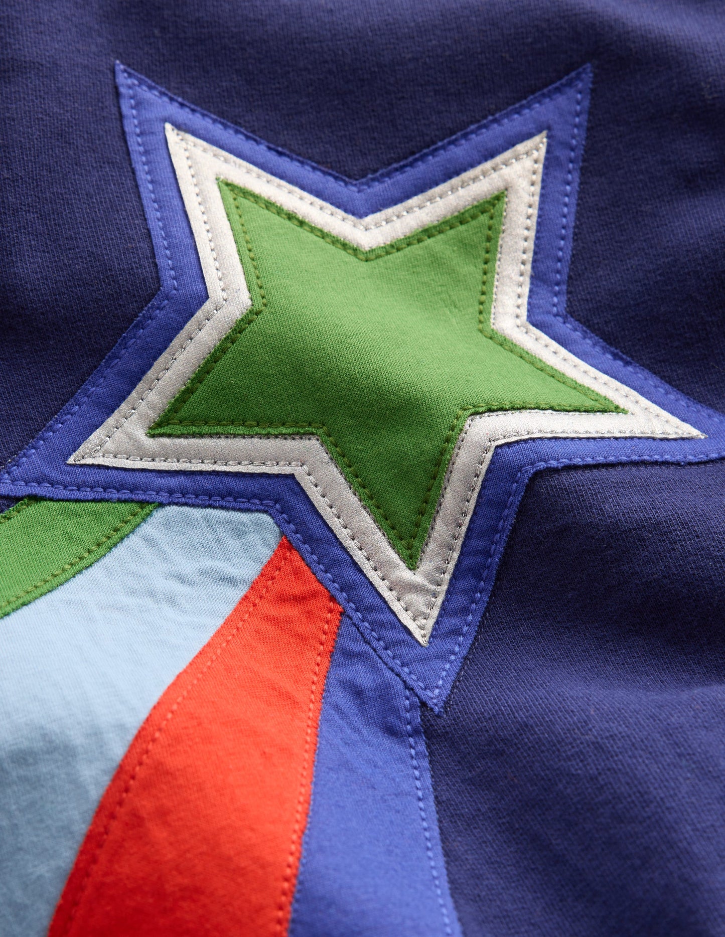 Fun Sweatshirt-Colourblock Stars