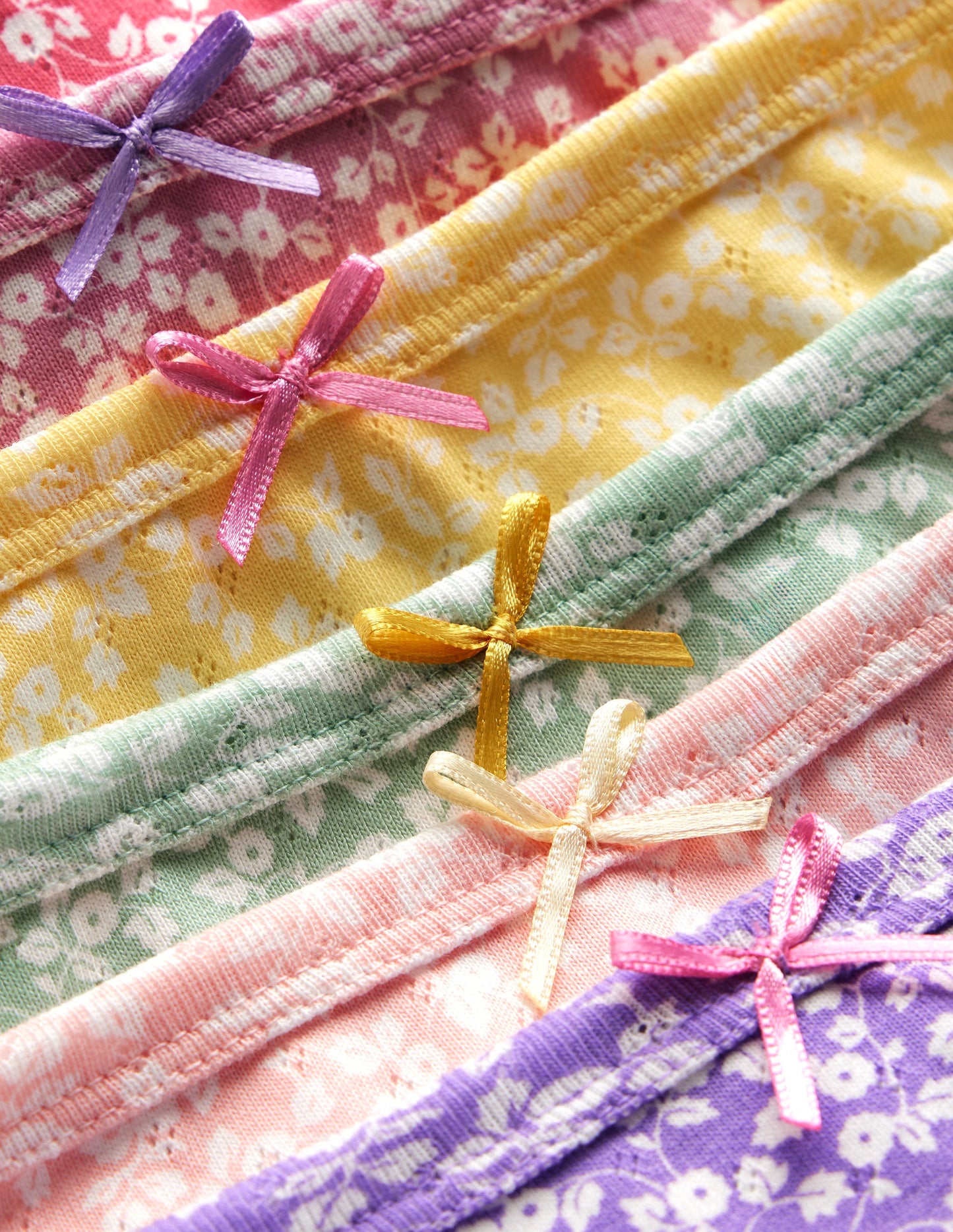 7-Pack Pointelle Underwear-Multi Ditsy Vine