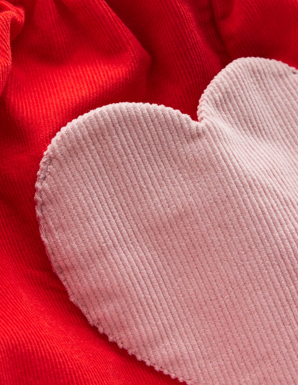 Button-through Mini Skirt-Rockabilly Red Hearts