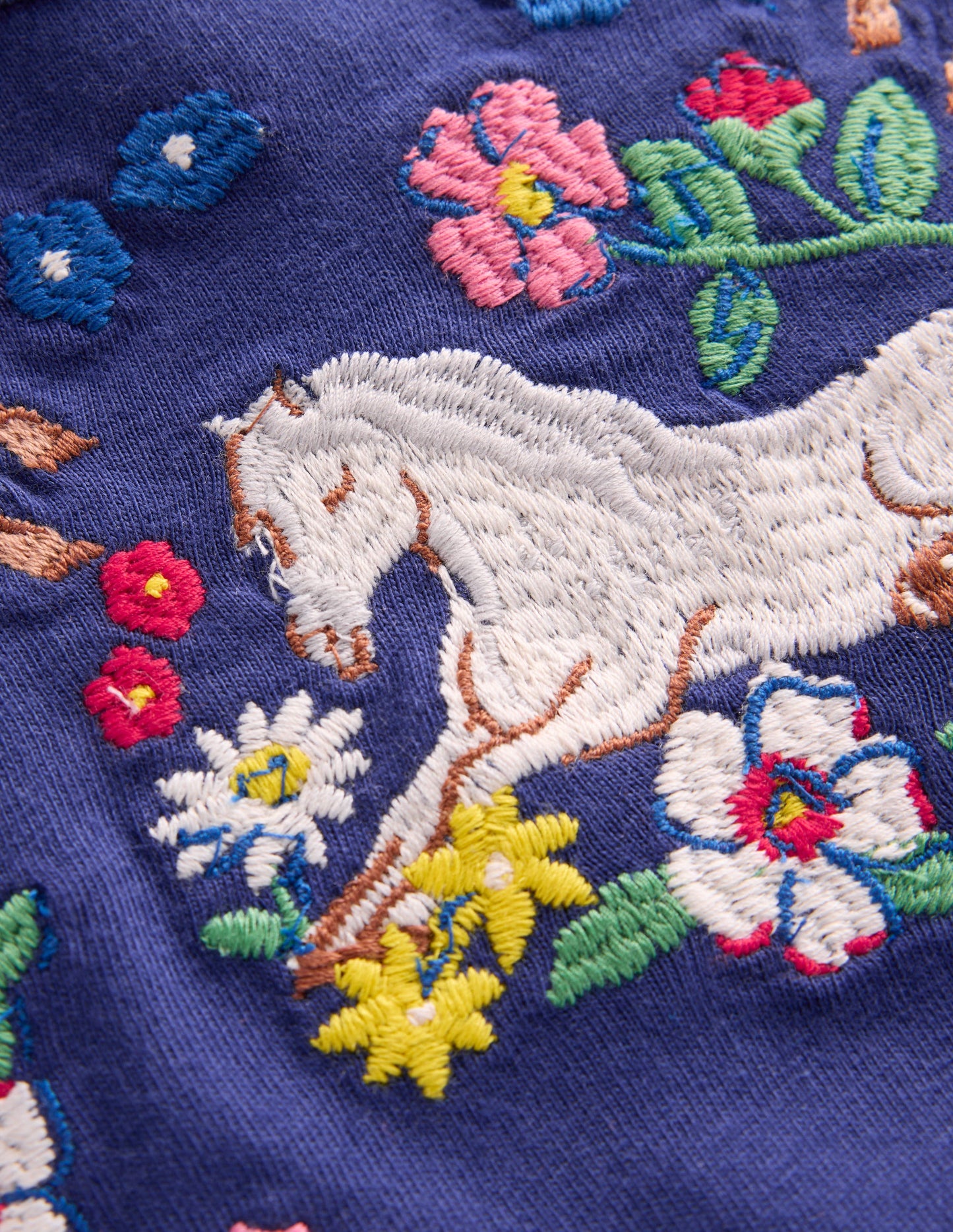 Embroidered Tunic Set-Starboard Horse Embroidery