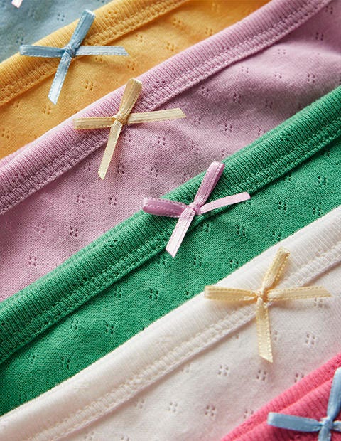 7-Pack Pointelle Underwear-Multi Colours