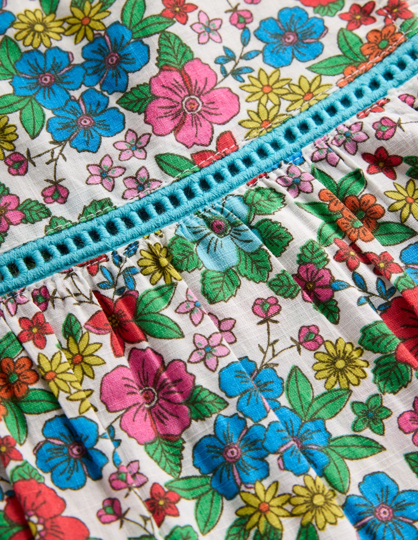 Celia Woven Holiday Dress-Multi Holiday Flowerbed