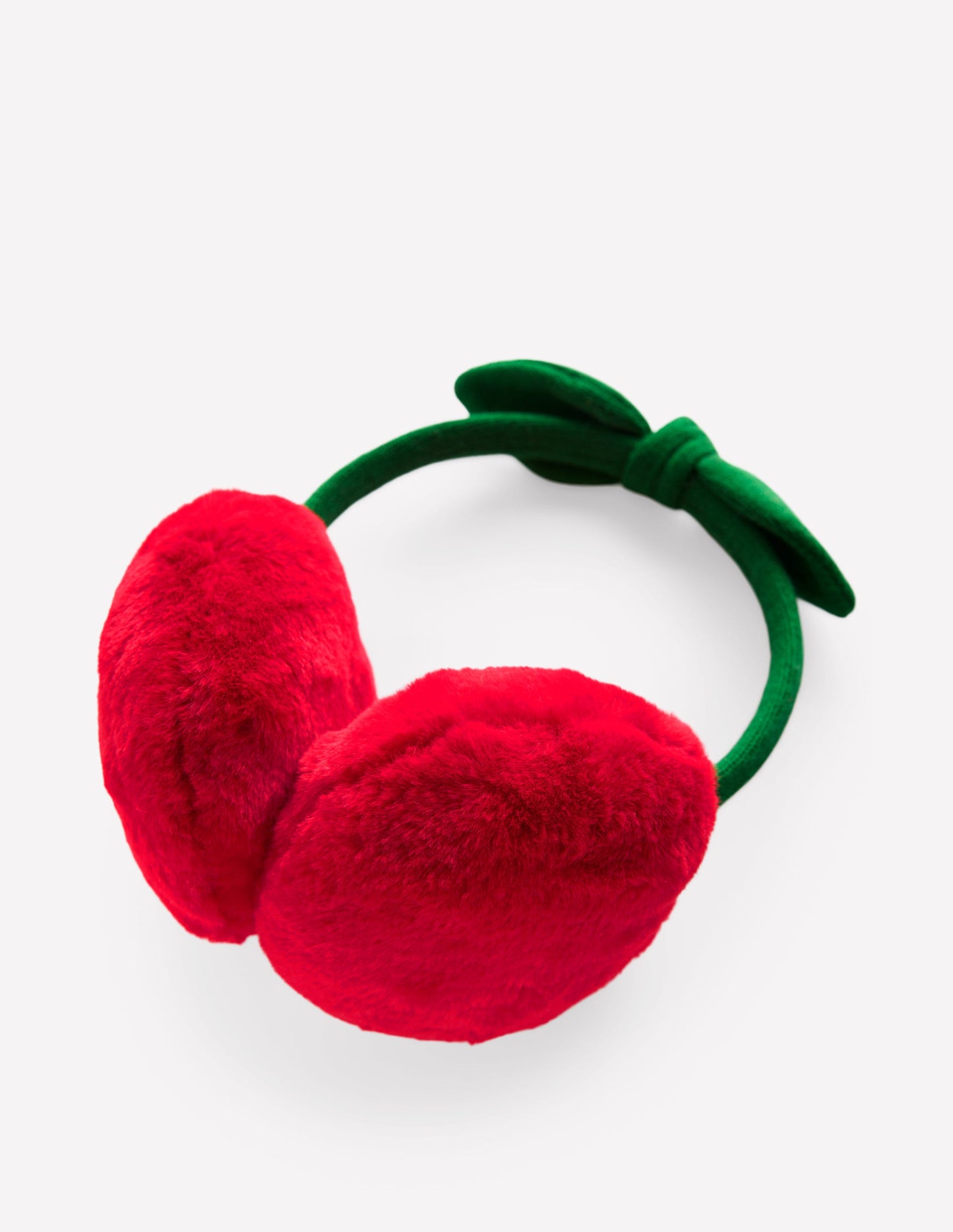 Novelty Ear Muffs-Cherry