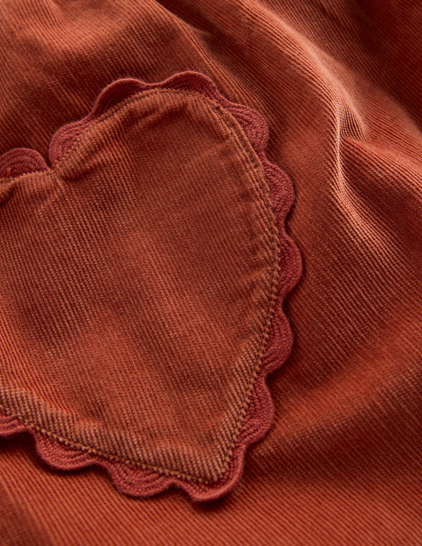 Ric Rac Skirt-Barn Red