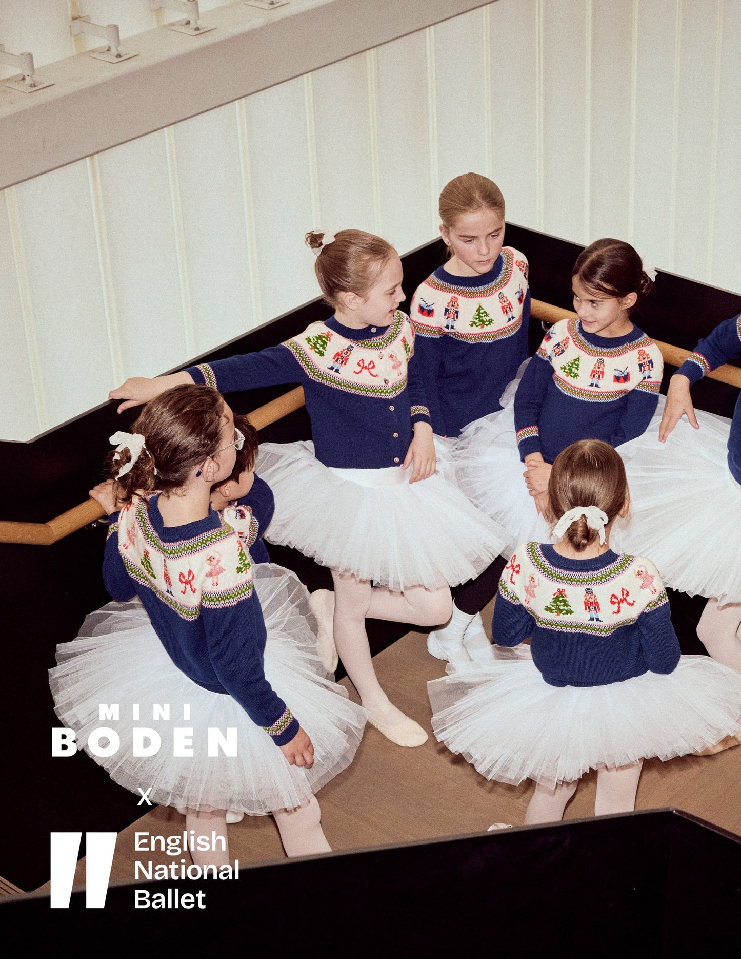 Edie Fair Isle Cardigan-Blue Nutcracker