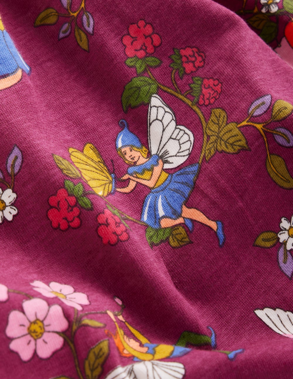 Printed Tunic Set-Burgundy Fairy