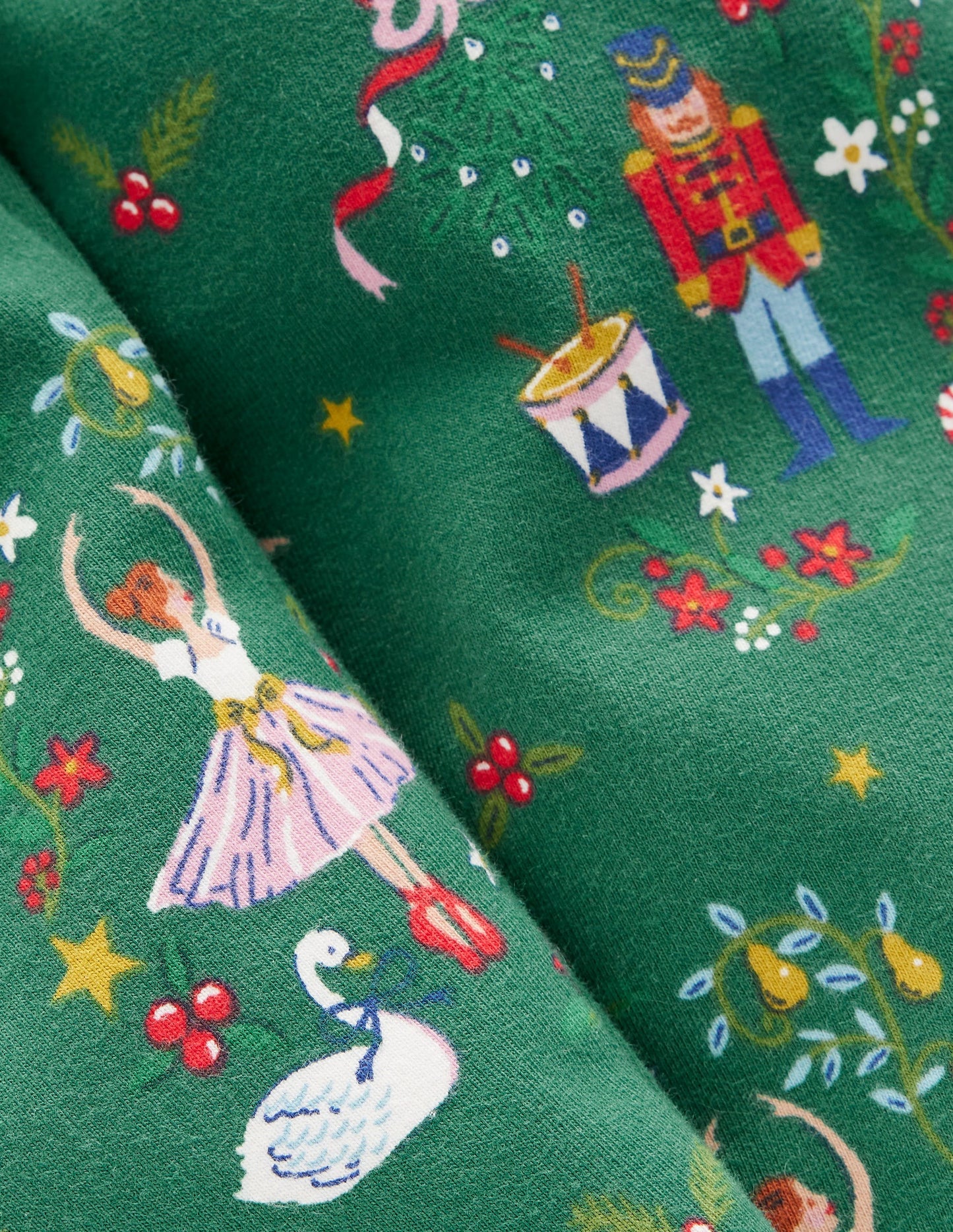 Fun Leggings-Jewel Green Christmas