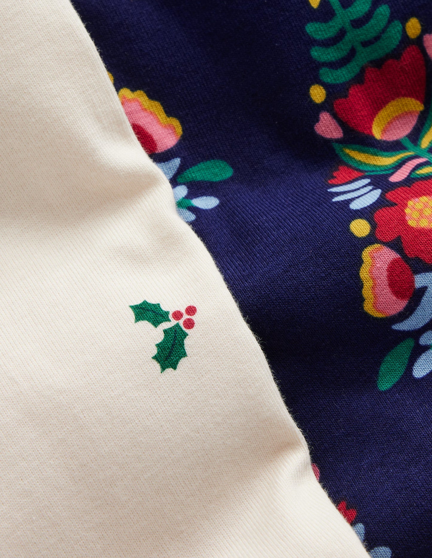 Twin Pack Snug Pajamas-College Navy Christmas Trees