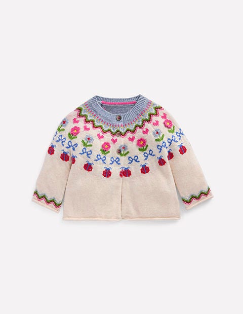 Fair Isle Baby Girl Cardigan Canada Girls Rainbow HEART CARDIGAN
