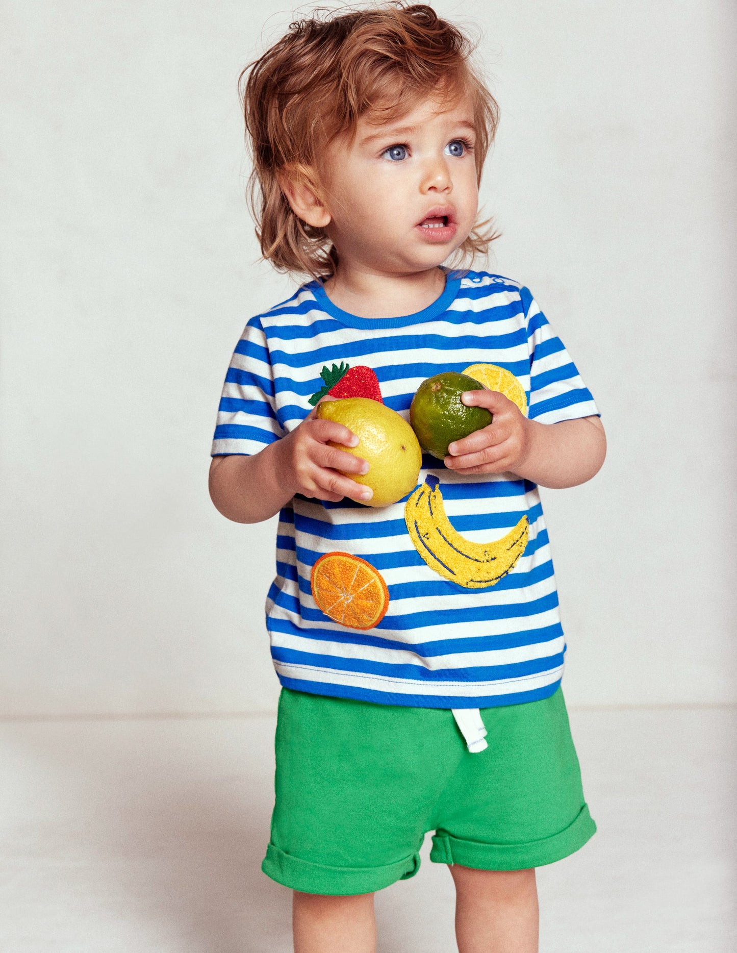 Boys Jersey Shorts-Sapling Green