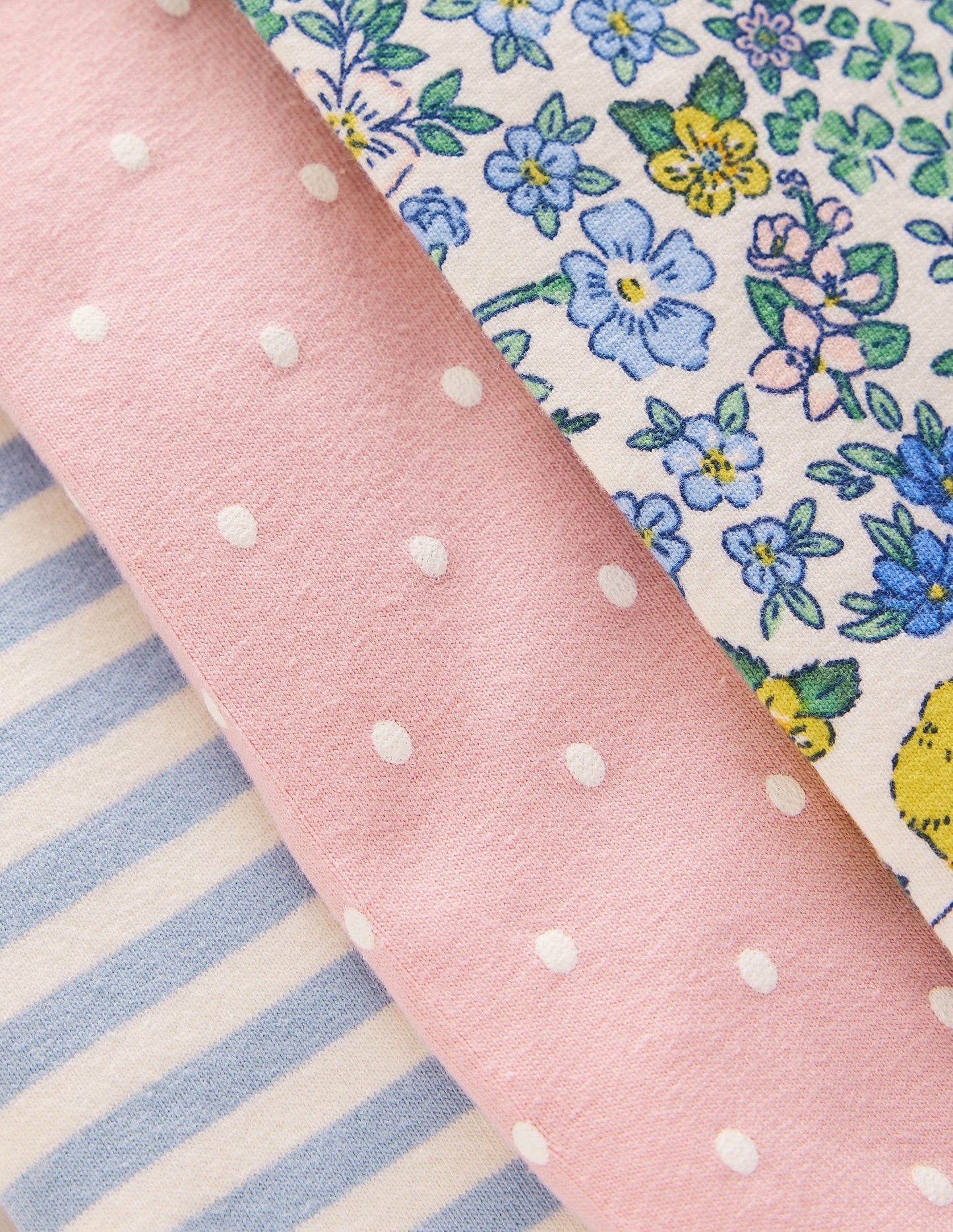 3-pack Cotton Leggings-Multi Chick Floral