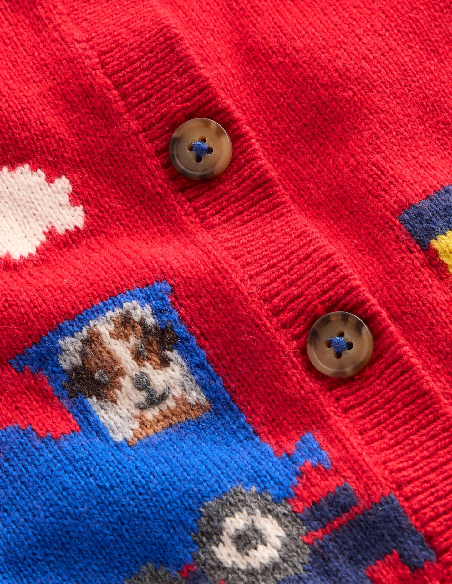 Novelty Logo Cardigan-Rockabilly Red Trains