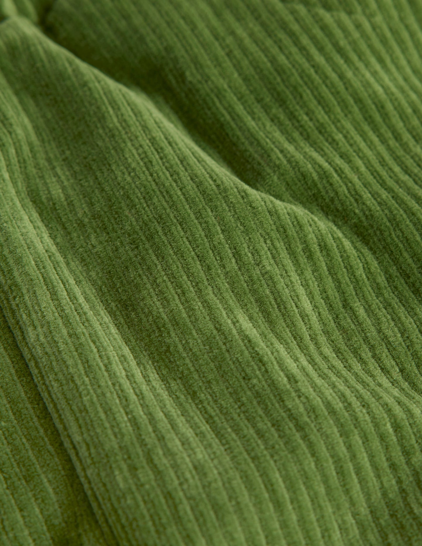 Jersey Cord Pants-Broccoli Green