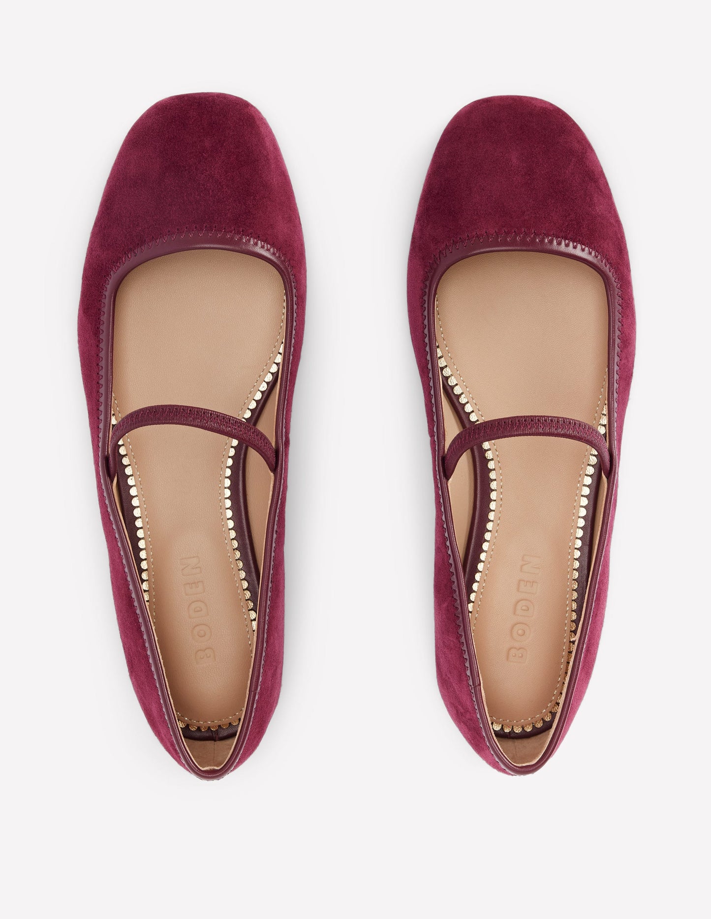 Thea Mary Jane Ballet Flats-Oxblood