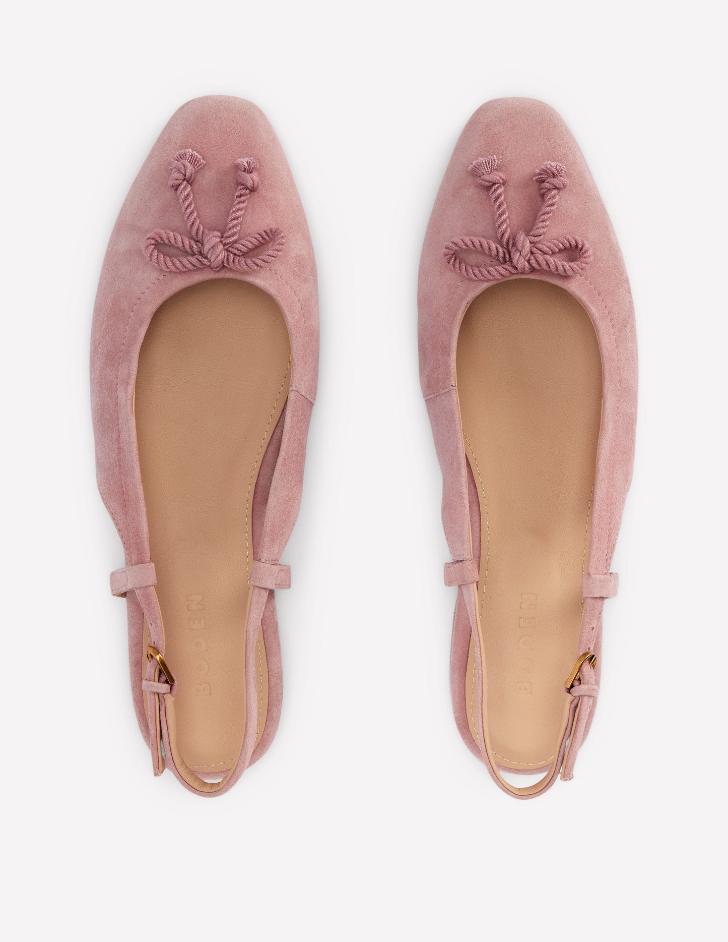 Easy Slingback Flats-Blush