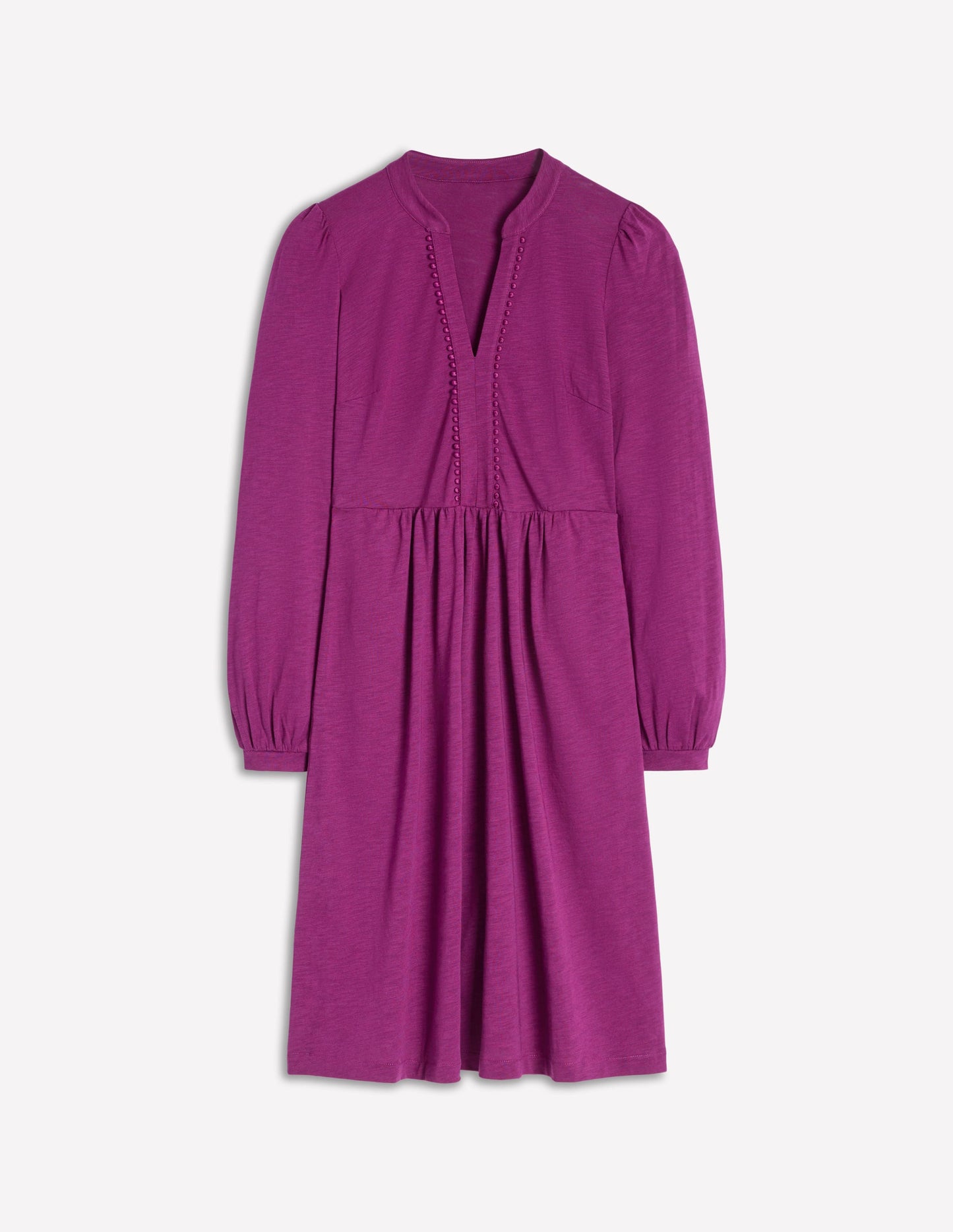 Naomi Relaxed Jersey Dress-Plum Jam