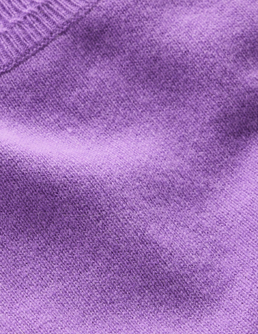 Eva Cashmere Crew Neck Sweater-Purple Topaz
