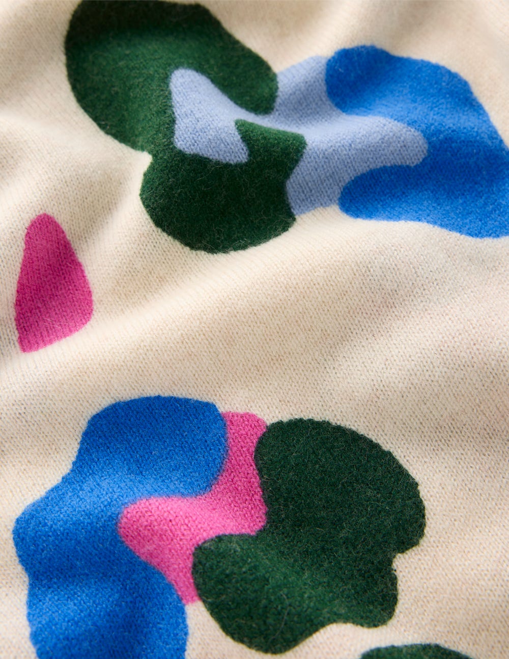 Lydia Cashmere Jumper-Warm Ivory, Leopard