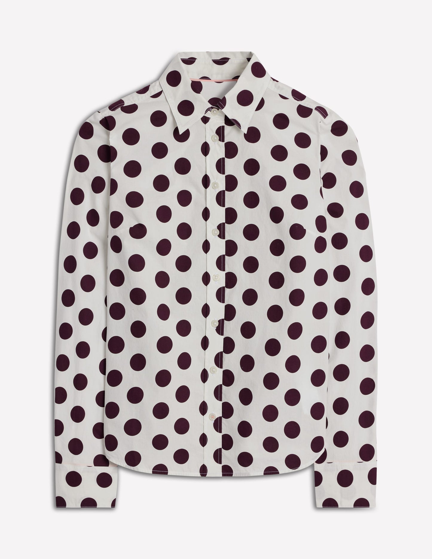 Sienna Cotton Shirt-Deep Wisteria, Spots