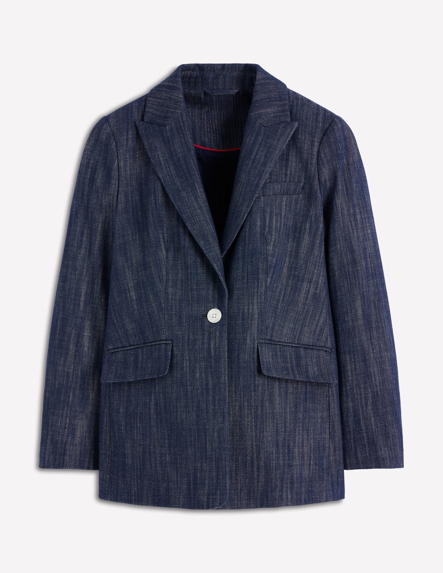 Woodbridge Twill Blazer-Navy, Indigo