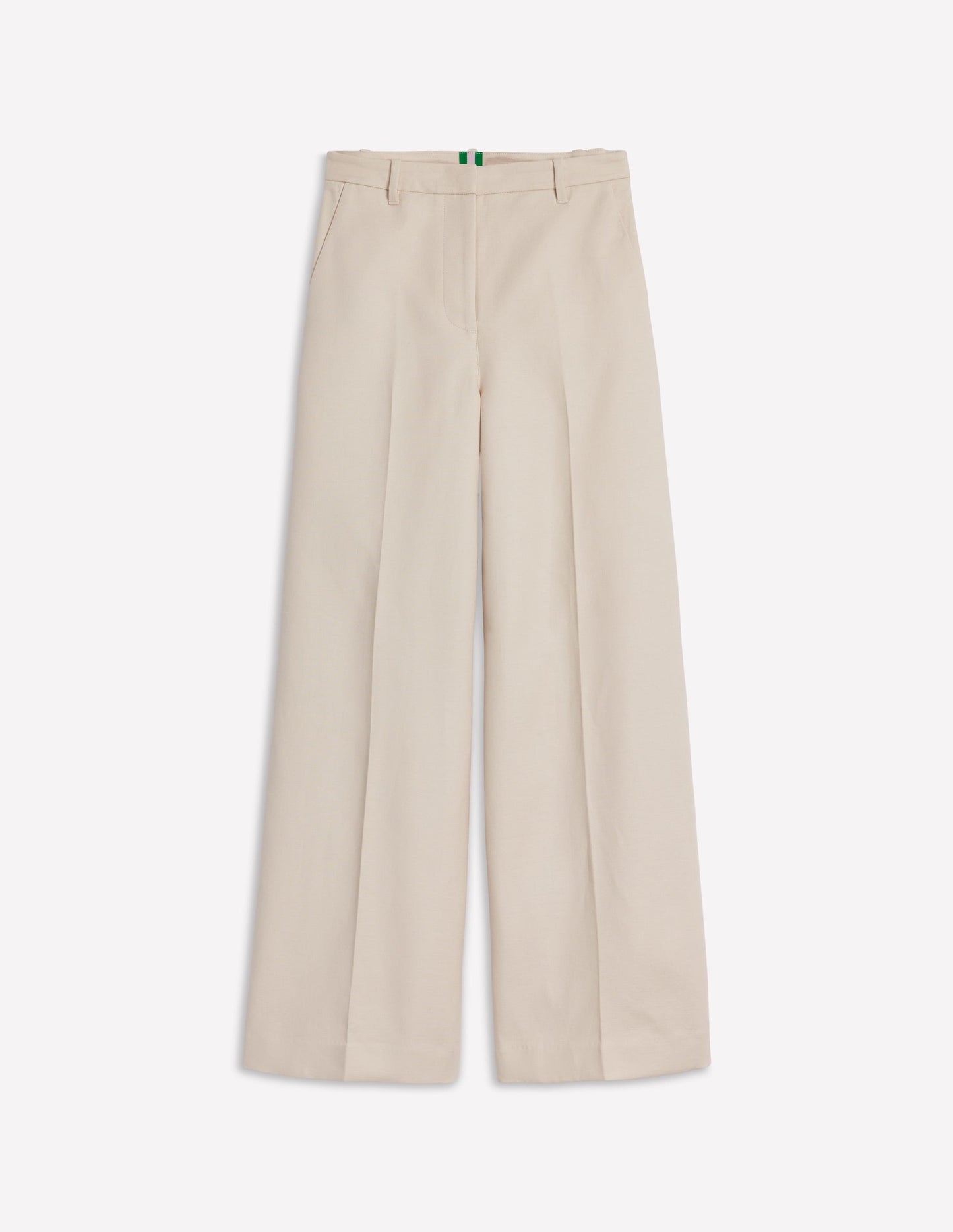 Wide Flare Pants-Sandpiper Beige