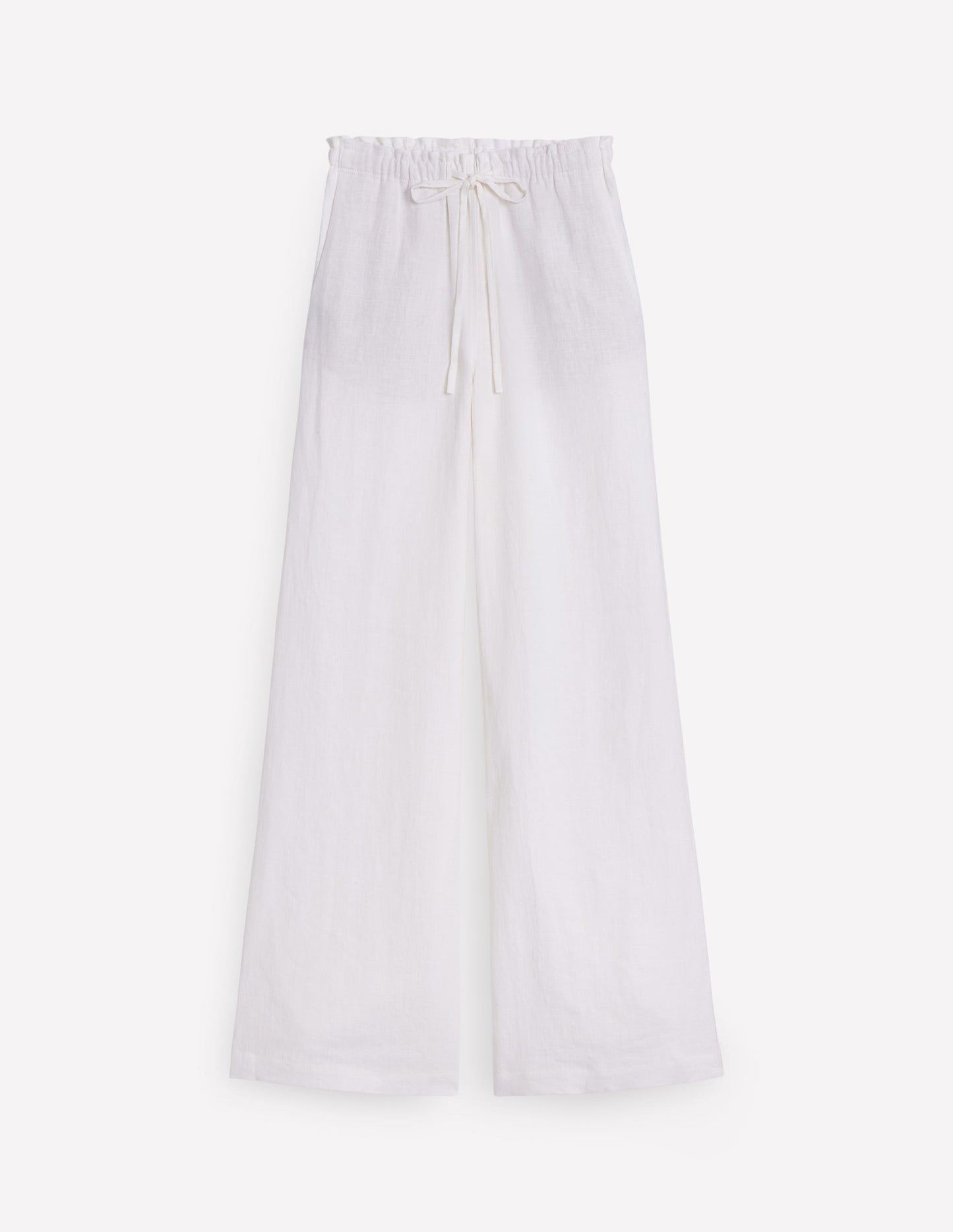 Islington Linen Pants-White