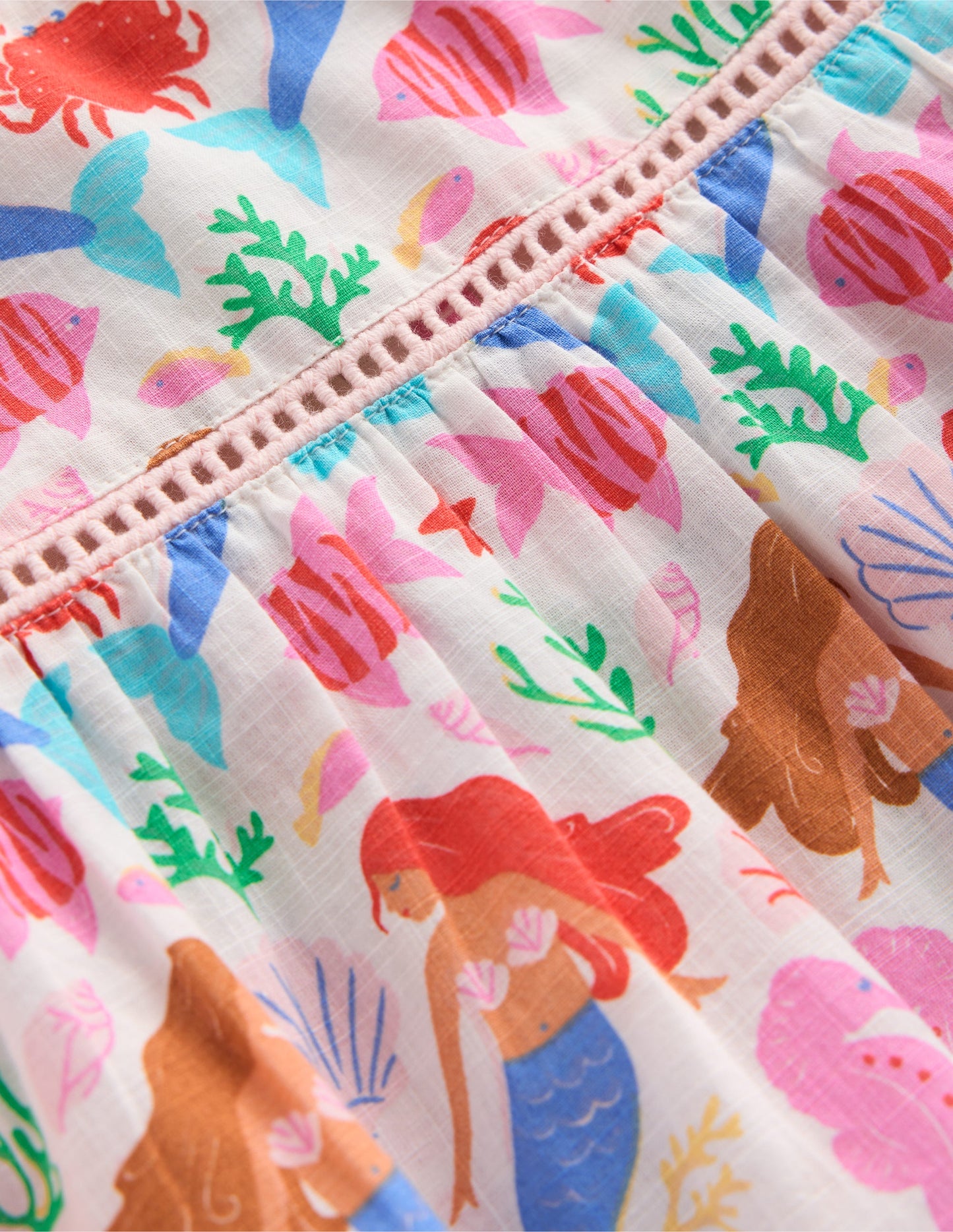 Celia Woven Holiday Dress-Ivory Mermaids