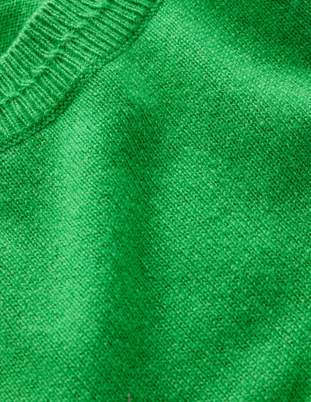 Eva Cashmere Crew Neck Sweater-Sapling Green