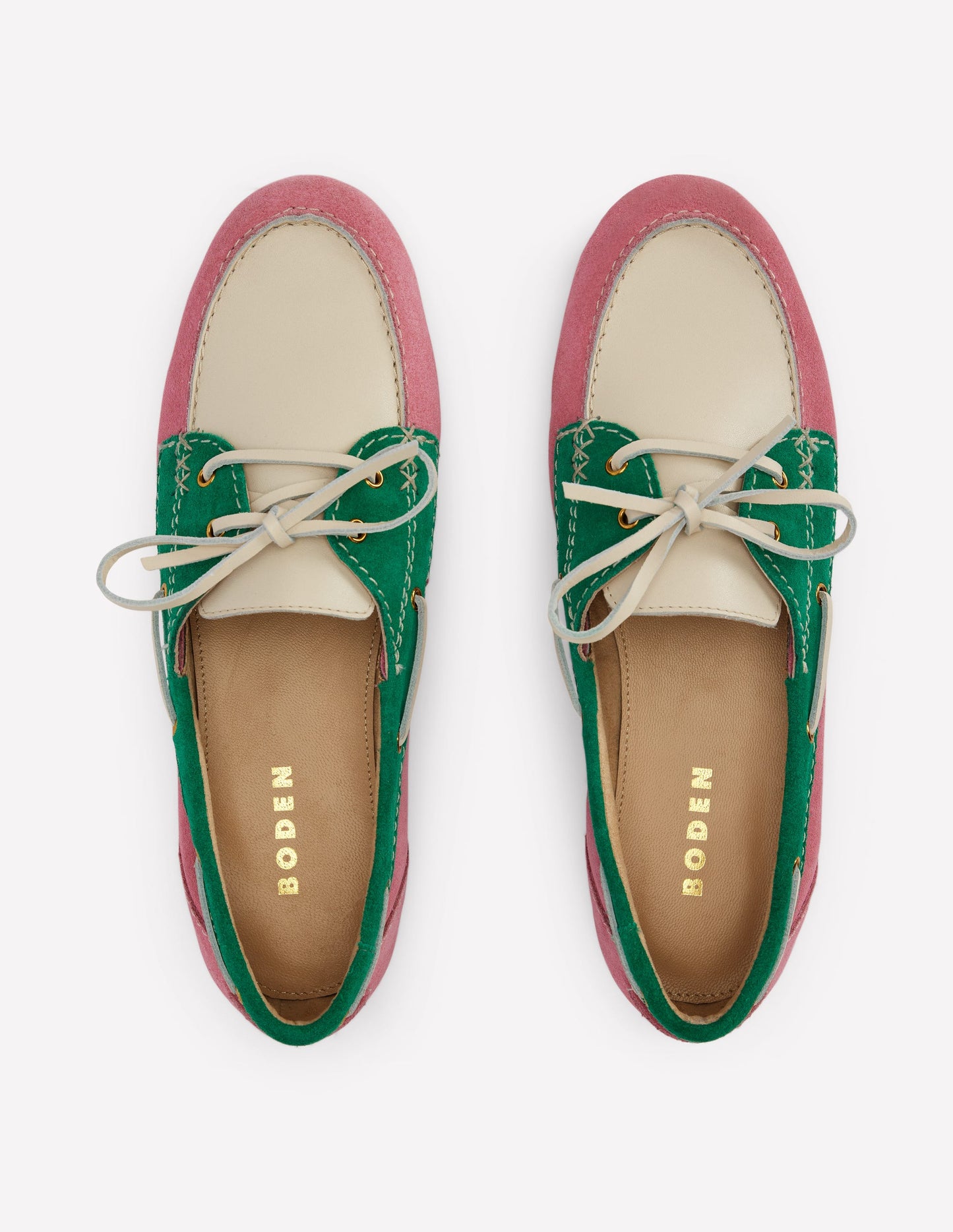 Boat Shoes-Pink Rose