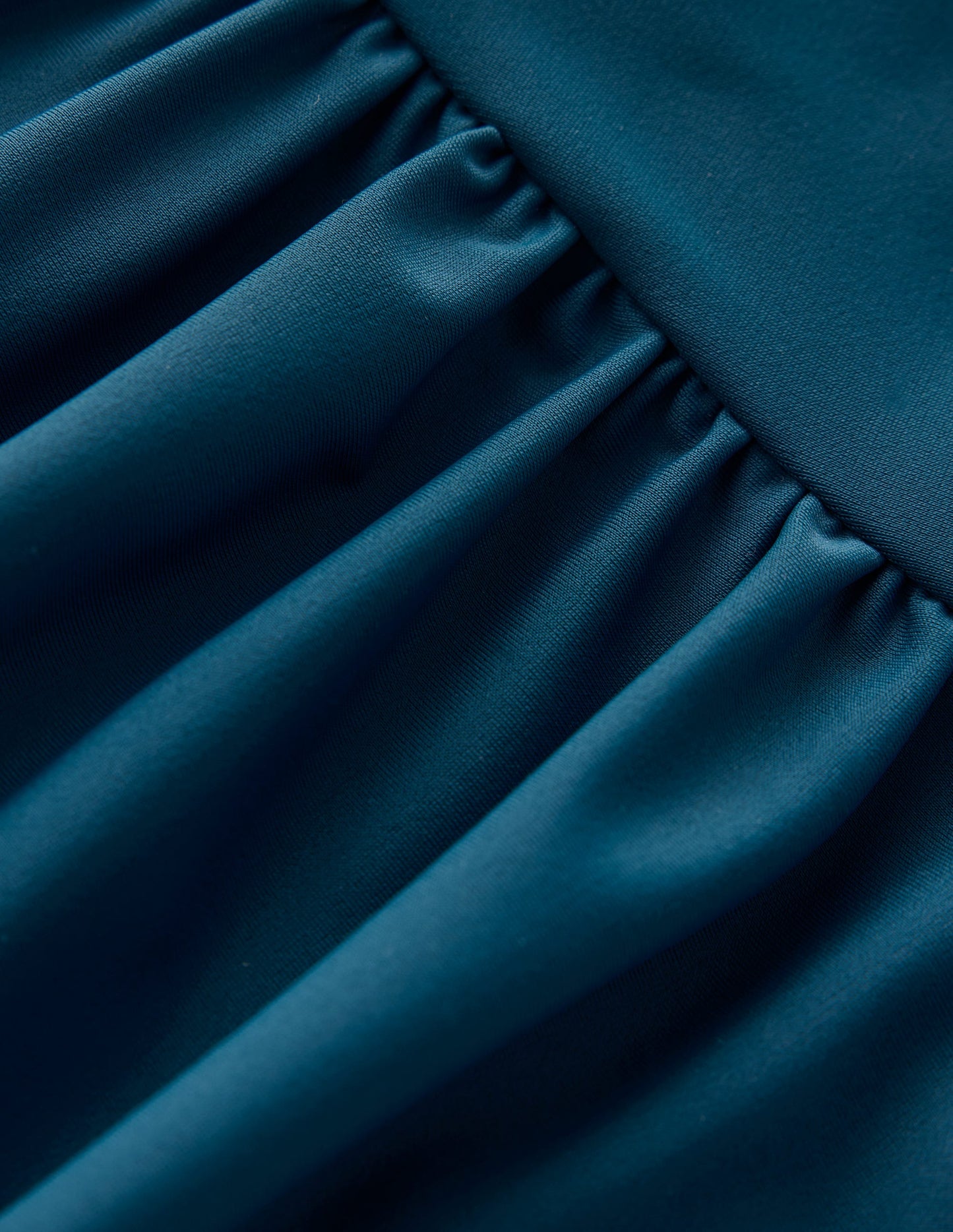 Kythira Ruched Bikini Bottoms-Oceanside Blue