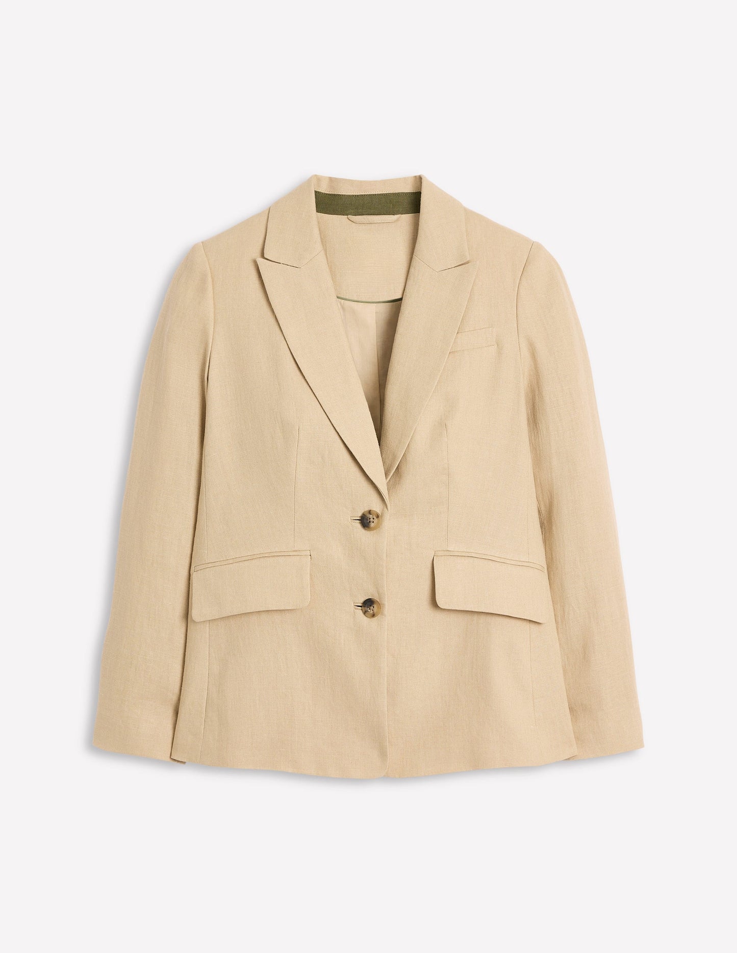 Stamford Linen Blazer-Neutral