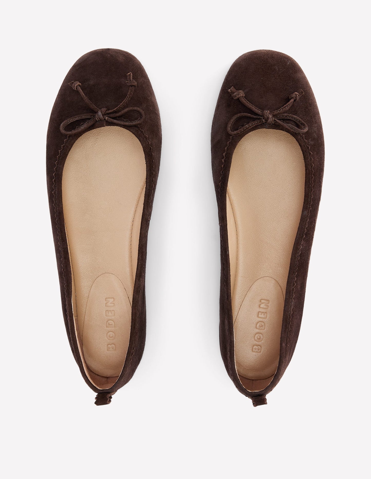 Kitty Flexi Sole Ballet Flats-Chocolate