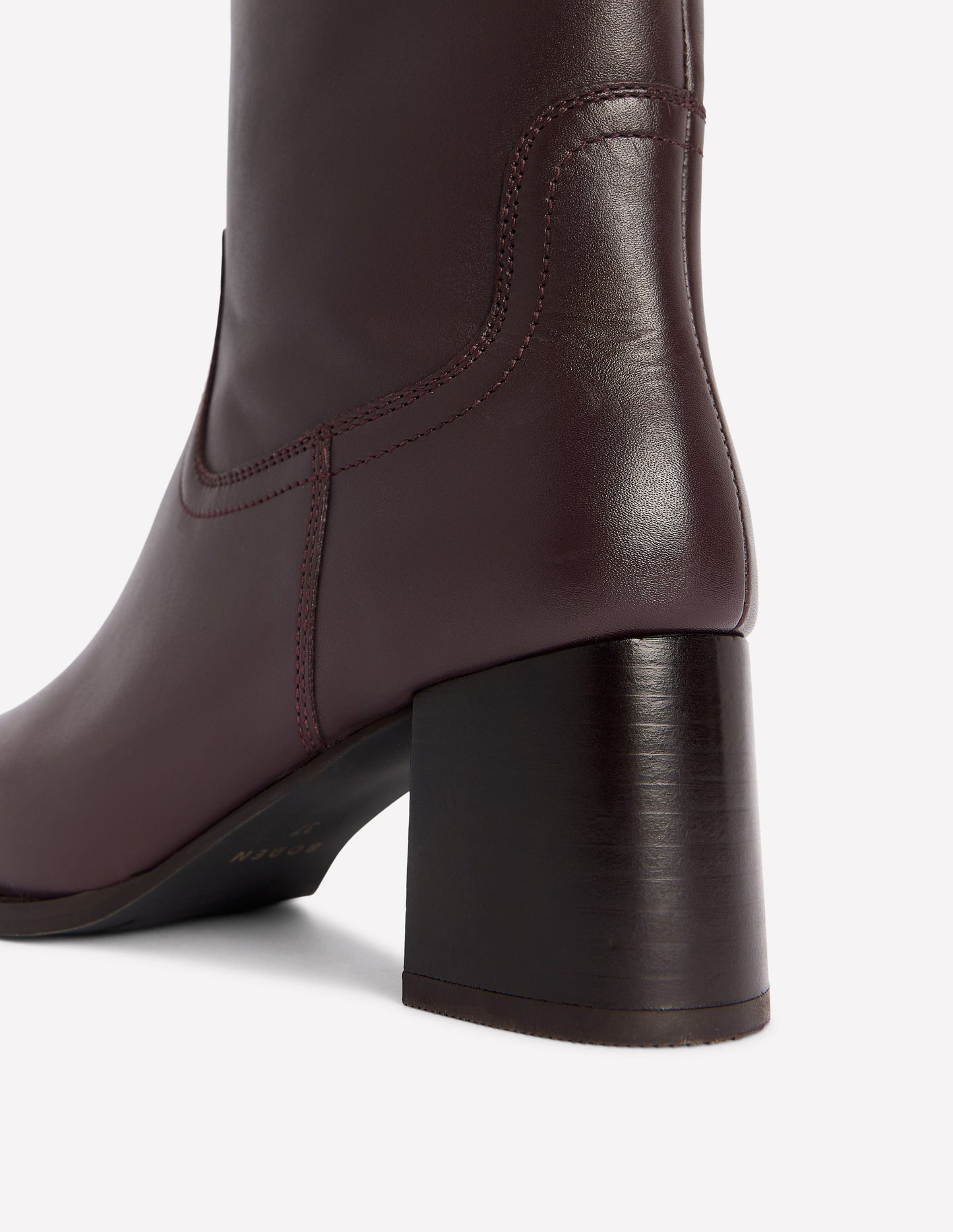 Skye Smart Knee Boots-Dark Cherry