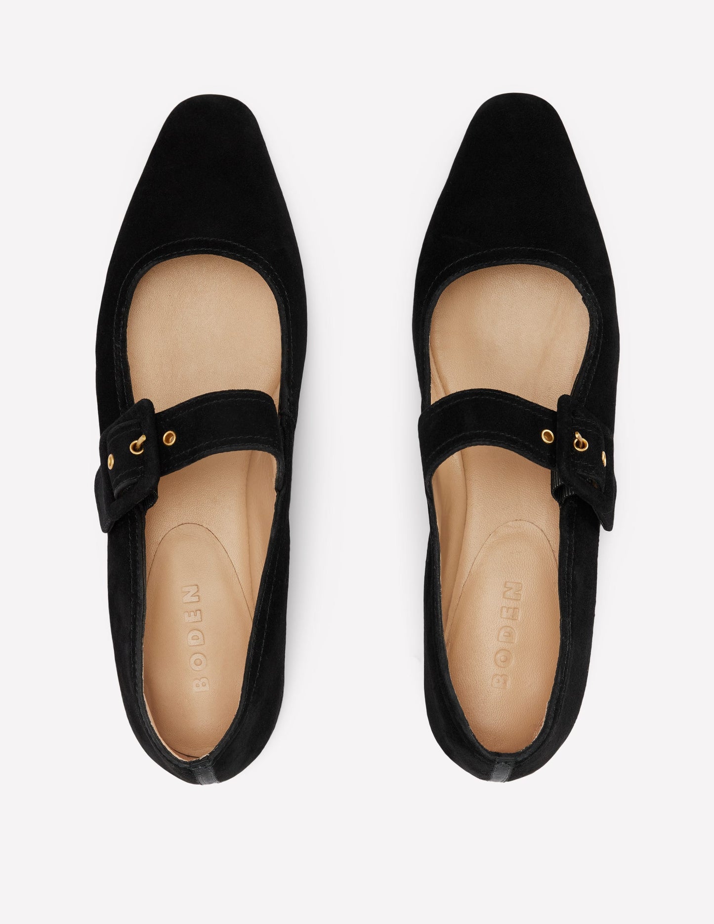 Vic Chisel Toe Mary Janes-Black