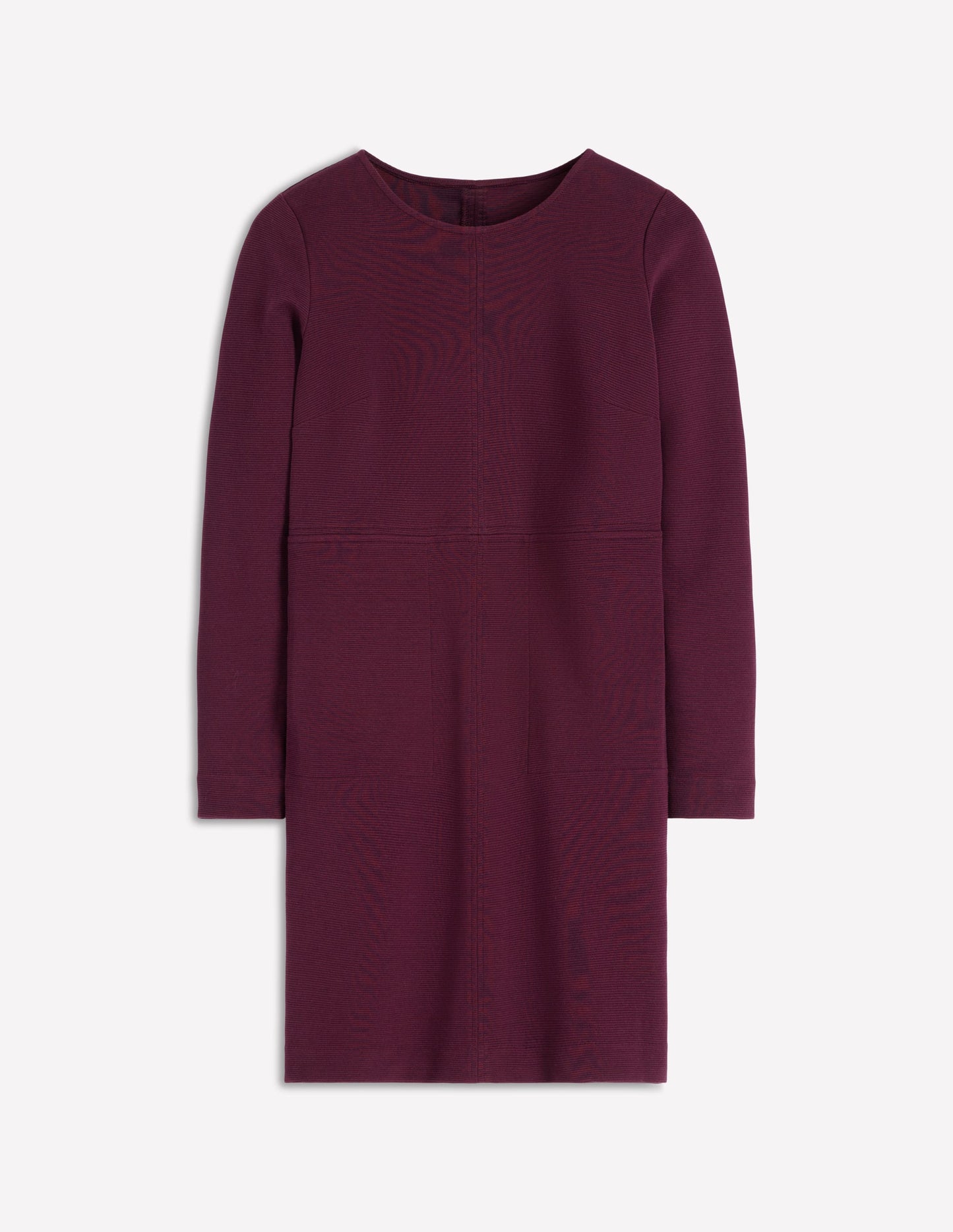 Cornelia Ottoman Dress-Dark Cherry