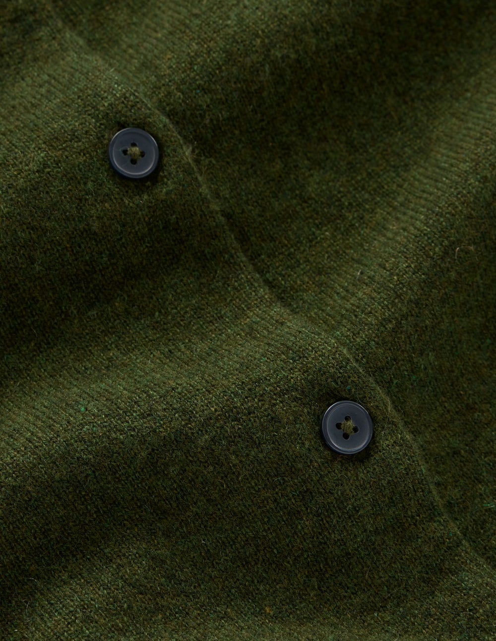 Eva Cashmere Crew Cardigan-Leaf Green Melange